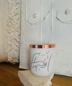 Breast Cancer Candle